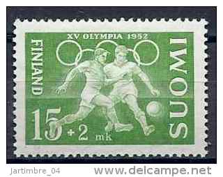 1952 FINLANDE 328* Football, Charnière - Unused Stamps