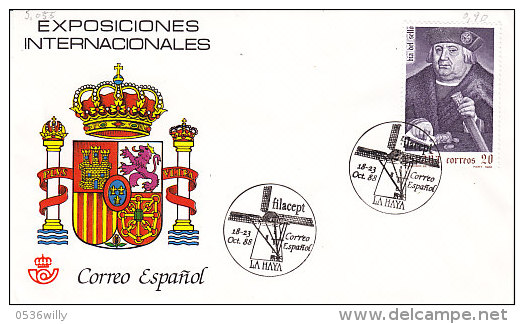 E-Spanien 1988. Philately. Spanische Post Bei Der FILACEPT La Haya, Niederlande (5.055) - Briefe U. Dokumente