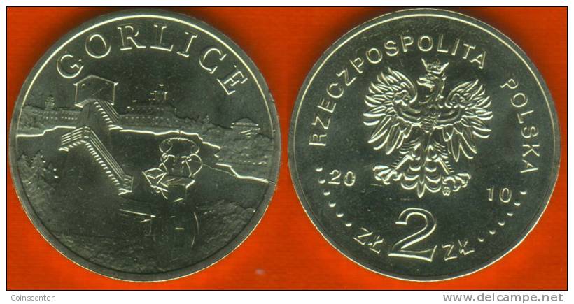 Poland 2 Zlote 2010 Y#759 "Cities In Poland – Gorlice" UNC - Poland