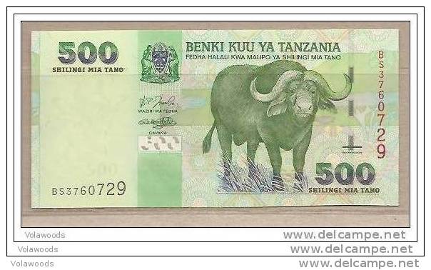 Tanzania - Banconota Non Circolata Da 500 Scellini P-35a - 2003 - Tanzania