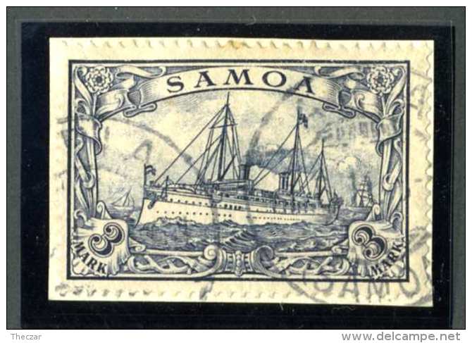 2112e  Samoa 1900  Mi.#18 Used Signed Bothe Offers Welcome! - Samoa