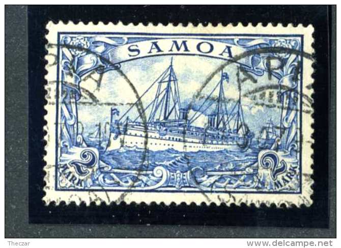 2113e  Samoa 1900  Mi.#17 Used Signed Bothe Offers Welcome! - Samoa