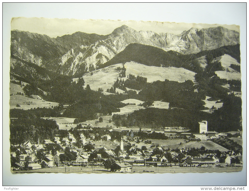 Germany: Sonthofen Mit Britenberg, Rotspitze Und Daumengruppe - Small Format Used 1965 - Sonthofen