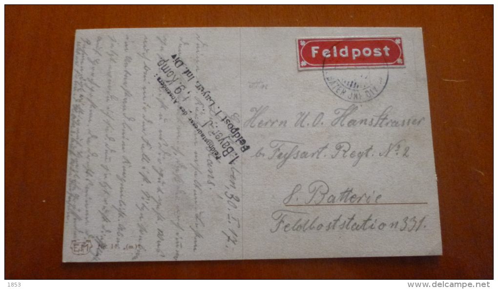 FELDPOST - Lettres & Documents