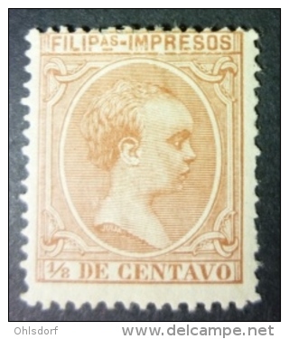 FILIPINAS 1894: Edifil 108, (*) Nsg - FREE SHIPPING ABOVE 10 EURO - Philippines