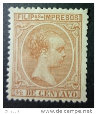 FILIPINAS 1894: Edifil 108, (*) Nsg - FREE SHIPPING ABOVE 10 EURO - Filippijnen