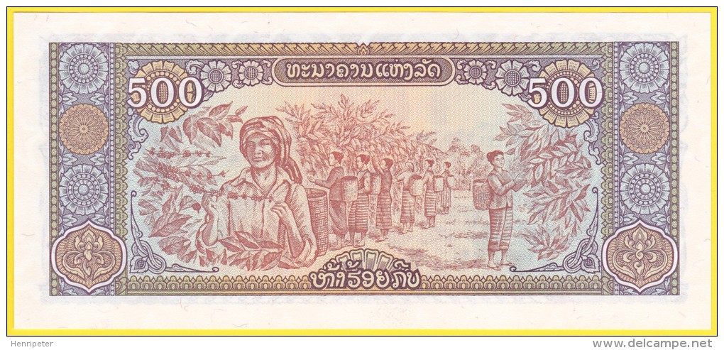 Billet De Banque Neuf - 500 Kip - N° XA 1578336 - Banque Nationale Du Laos - 1988 - Laos