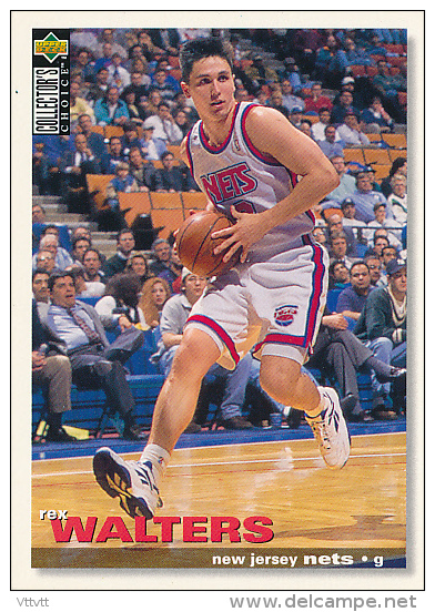 Basket NBA (1995), REX WALTERS, N° 99, New Jersey Nets, Upper Deck, Collector's Choice, Trading Cards... - 1990-1999