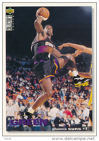 Basket NBA (1995), A.C. GREEN, N° 122, Phoenix Suns, Upper Deck, Collector's Choice, Trading Cards... - 1990-1999