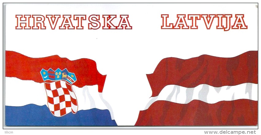 Sport Match Ticket UL000078 - Football (Soccer): Croatia Vs Latvia: 2001-03-24 - Eintrittskarten