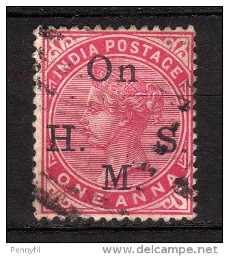 INDIA - 1900 YT 37 USED SERVICE - 1882-1901 Empire