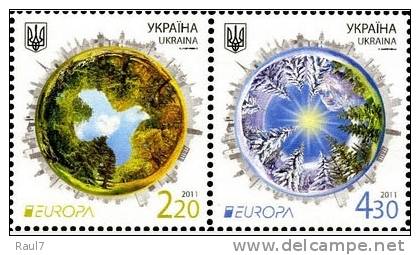 EUROPA - 2011 //  UKRAINE  //  2v NEUF** // Mnh - 2011