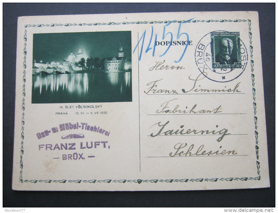 1932, Bildganzsache Verschickt - Cartes Postales
