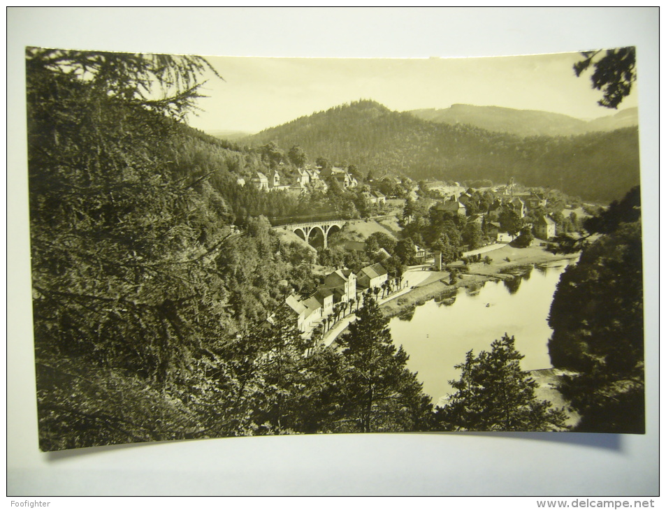 Germany: Ziegenrück - Saale, Thür. - General View, 1960's Unused, Small Format - Ziegenrück