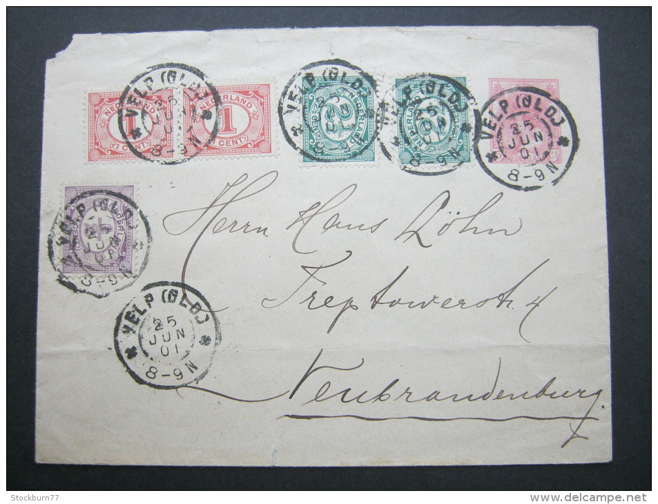 1901, Brief Nach Deutschland - Brieven En Documenten