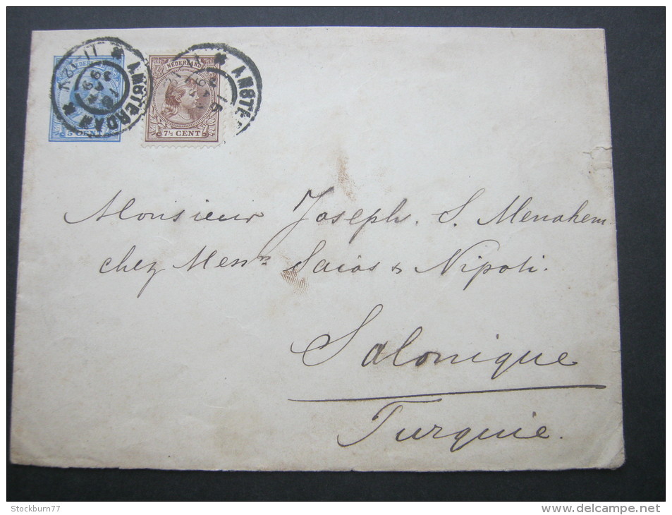 1891, Brief In Die Türkei - Brieven En Documenten