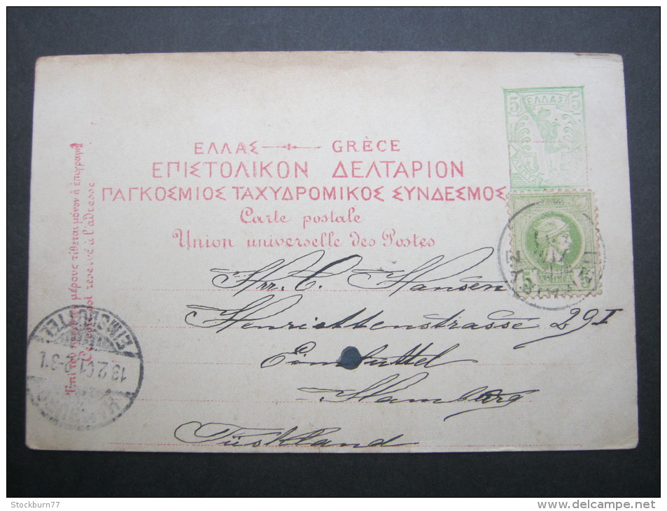 1901, Bildganzsache Verschickt  ,  2 Scans - Lettres & Documents