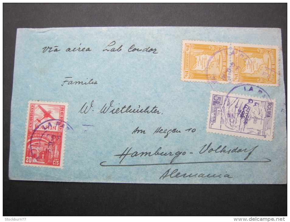 1939, Brief Nach Deutschland - Bolivië