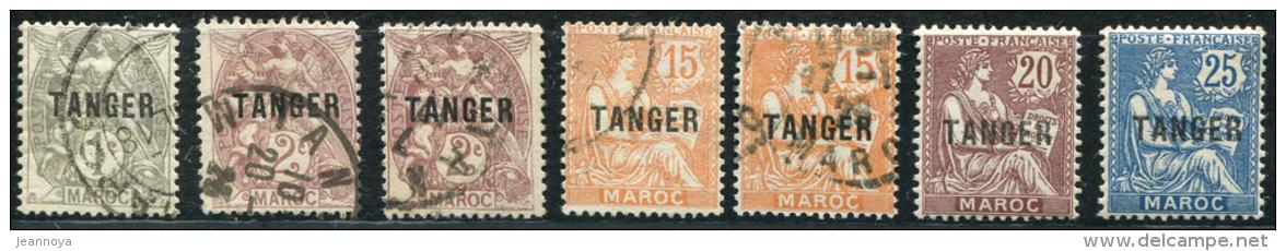 MAROC - DIVERS TANGER NEUFS & OBL. ENTRE N° 80 & 89 - B/TB - Neufs