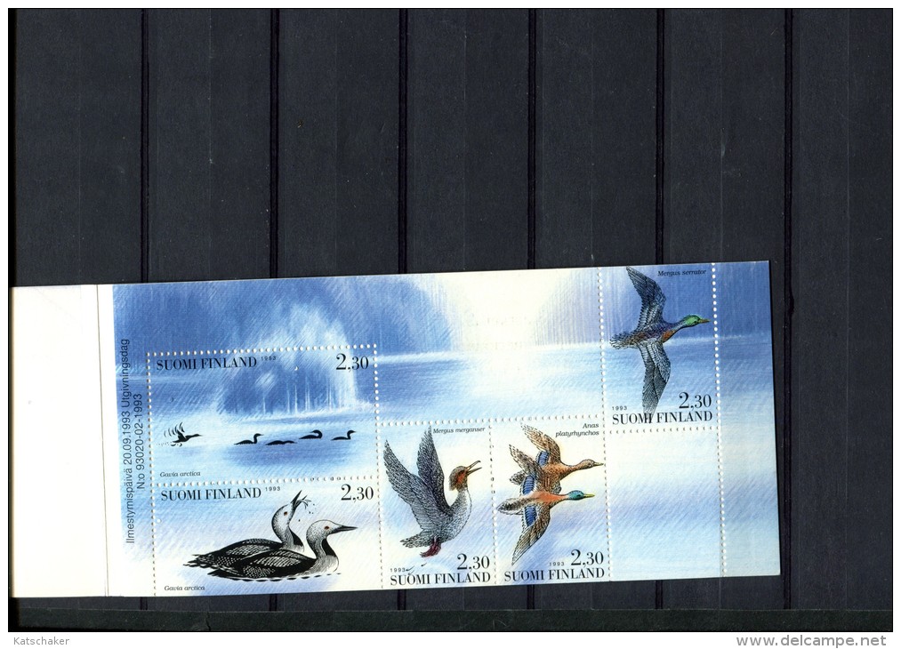 239314365 FINLAND POSTFRIS MINT NEVER HINGED POSTFRISCH EINWANDFREI   YVERT C1189 VOGELS BIRDS - Unused Stamps