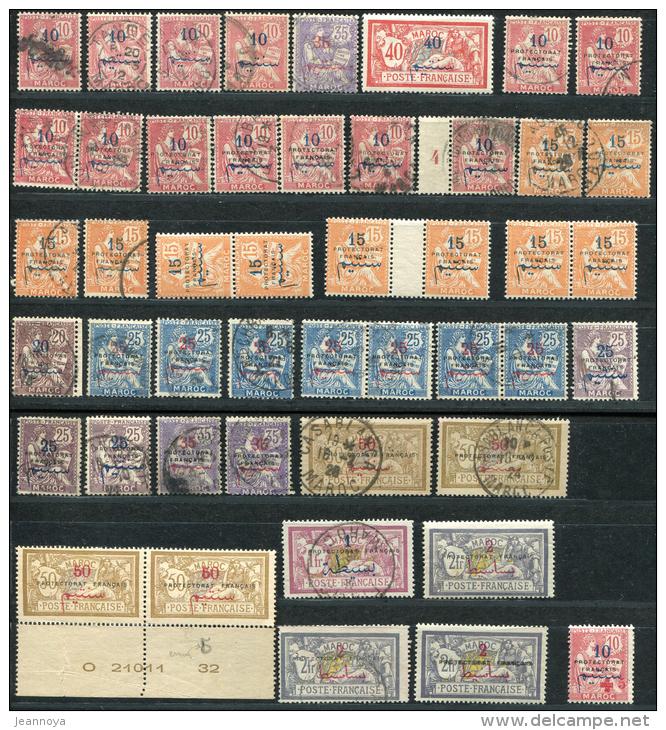 MAROC - DIVERS NEUFS OBL. ENTRE N° 29 & 57 - B/TB - Unused Stamps