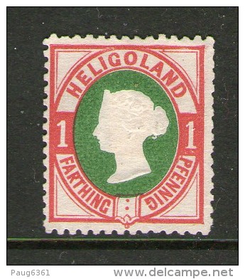 HELIGOLAND 1875 SCOTT N°14 NEUF MH* - Heligoland (1867-1890)