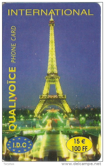 TARJETA DE FRANCIA DE LATORRE EYFFEL  15 € - Other & Unclassified