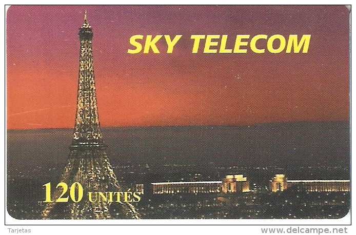 TARJETA DE FRANCIA DE LATORRE EYFFEL  SKY TELECOM - Other & Unclassified