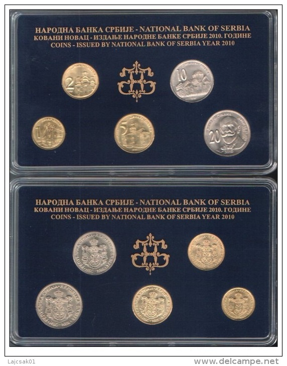 Serbia 2010. Official Mint Set Of The National Bank Of Serbia Coin Set - Serbia