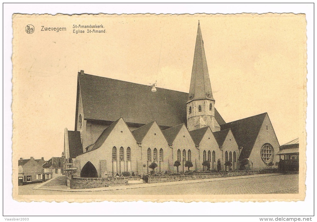 ZWEVEGEM - SINT-AMANDUSKERK - St-Genesius-Rode