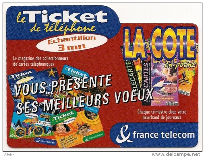 Ticket PR67 Ou 67a   -  NEUF   -    La Côte En Poche     -      Echantillon 3mn - FT