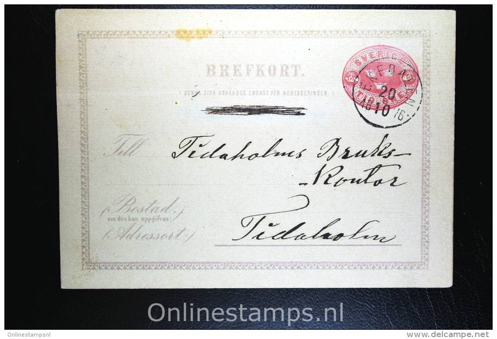 Sweden: Postcard Mi P 5 C 1876 Svaret Betaladt - Entiers Postaux