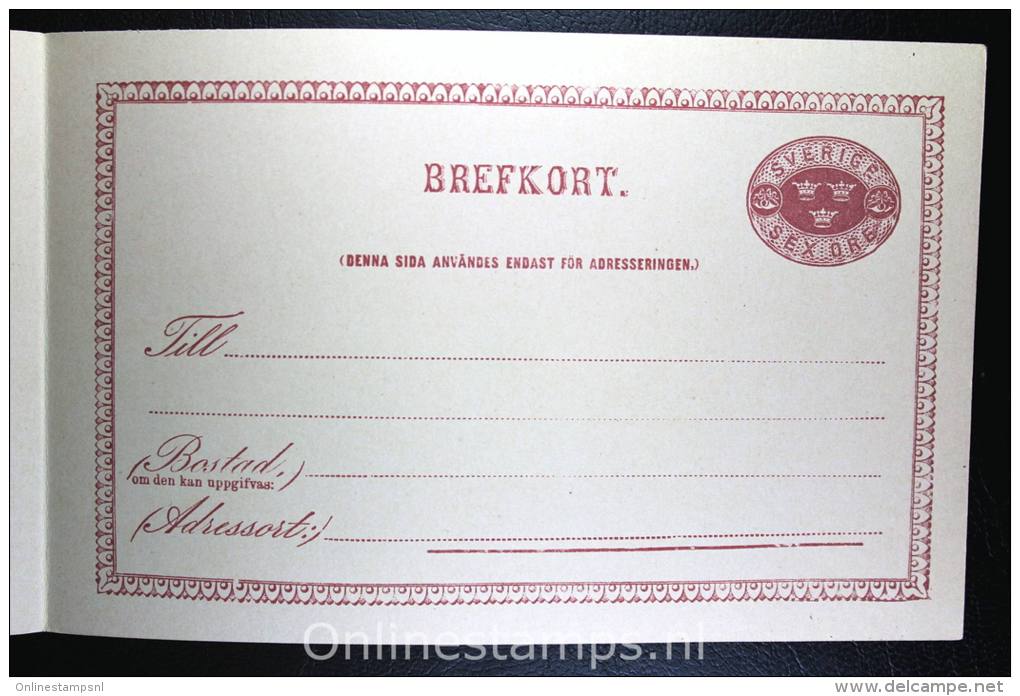 Sweden: Postcard Mi P 4 Svaret Betaldt Not Used - Postal Stationery