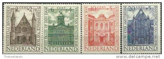 NEDERLAND *   1948  491/494 - Unused Stamps