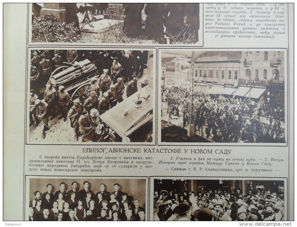ILUSTROVANI LIST, PLAZA NA OHRIDSKOM JEZERU  1928 KRALJEVINA SHS  4 SCANS - Magazines