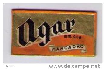 LAMETTA DA BARBA - AGAR MARCA ORO - ANNO 1940-50 - Hojas De Afeitar