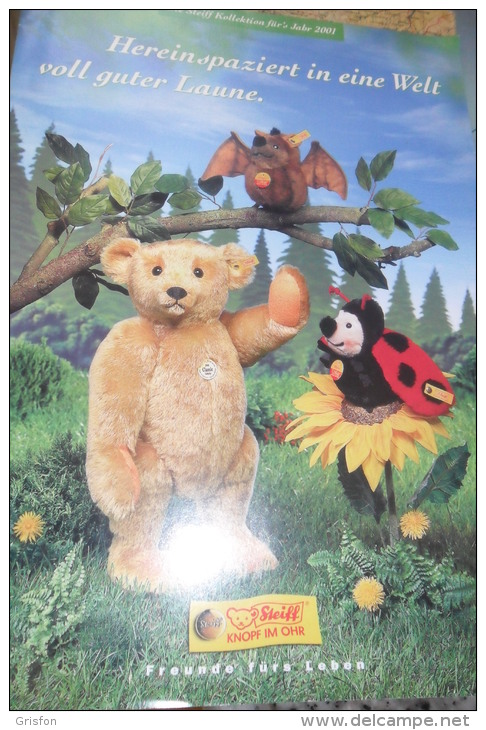 Steiff 2001 Jouets Oursons - Catalogues