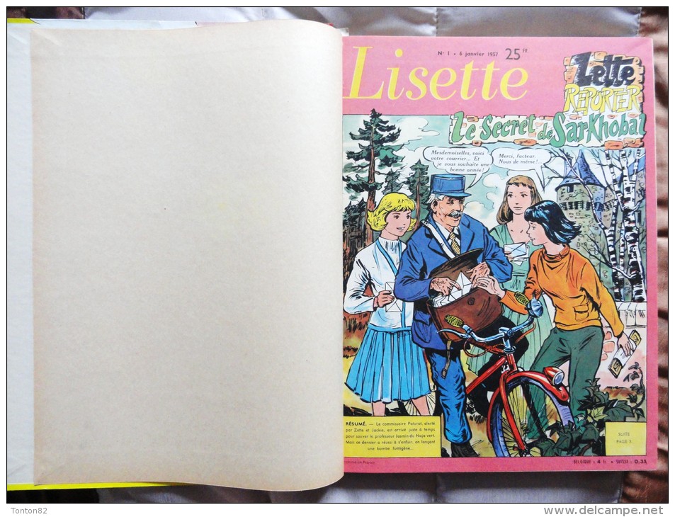 Lisette - Album N° 33 - ( 13 Numéros De 1957 ) . - Autre Magazines