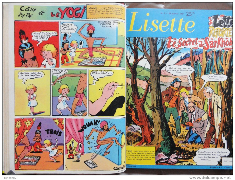 Lisette - Album N° 33 - ( 13 Numéros De 1957 ) . - Autre Magazines