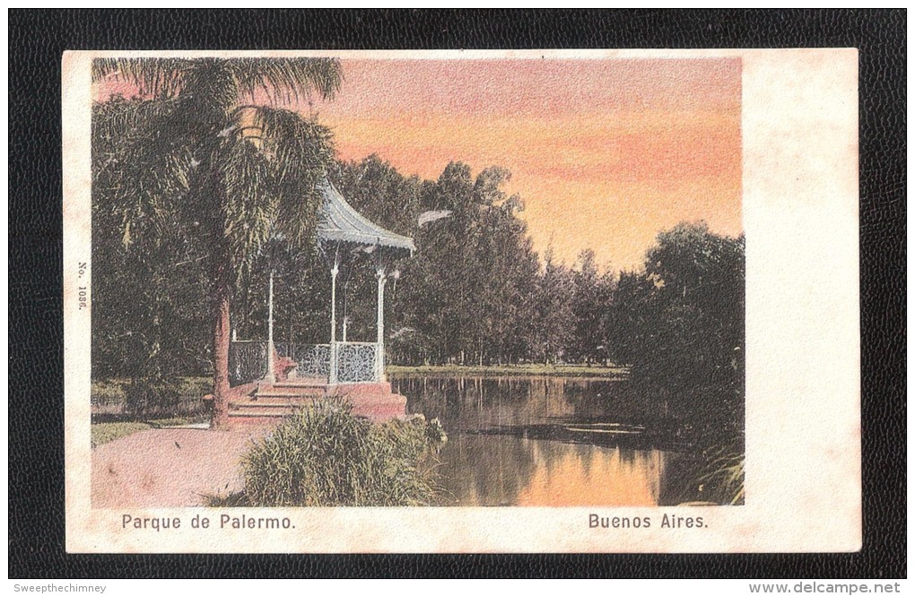 EARLY CHROMO Argentine ARGENTINA Dos Simple Early Postcard  BUENOS AIRES  Parque De Palermo - Argentinien