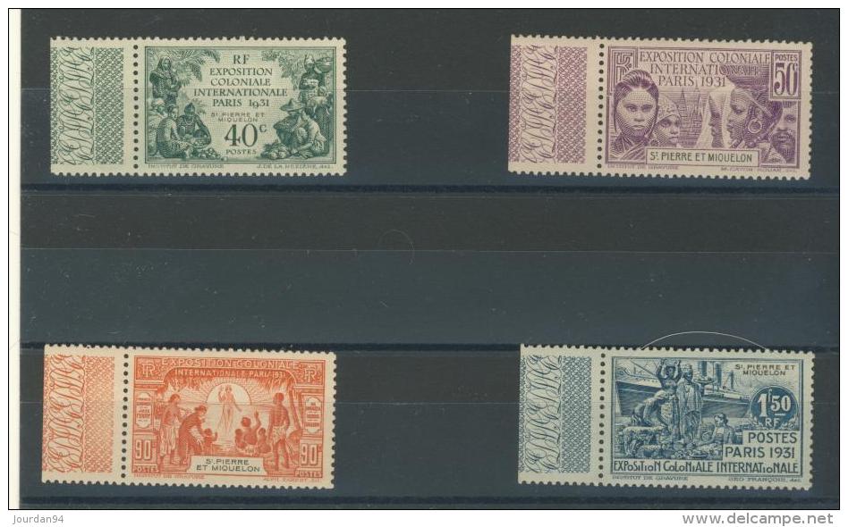 SAINT - PIERRE  ET MIQUELON    N°     132   /   135 - Unused Stamps