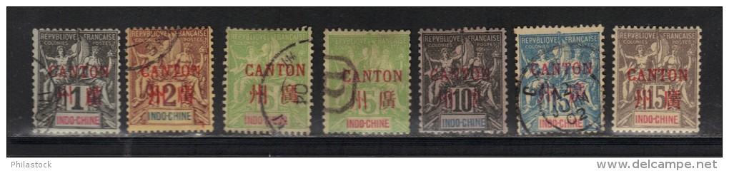 CANTON N° Entre 1 & 8 */Obl. - Unused Stamps