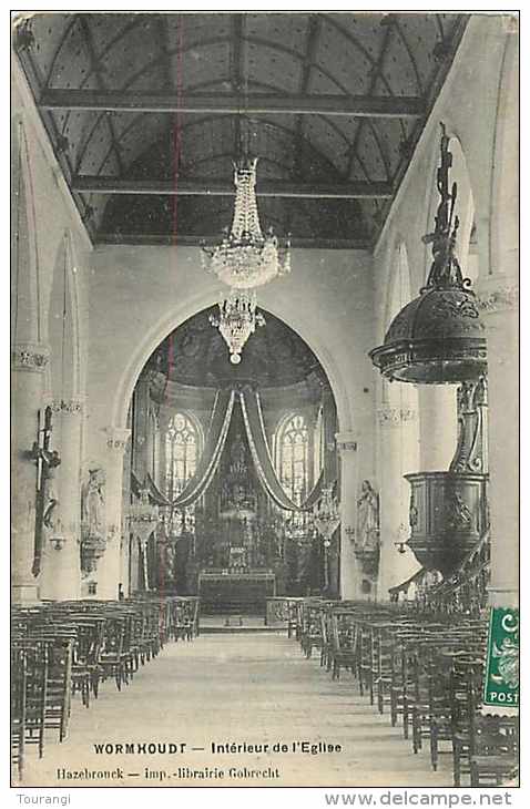 Oct13 1065 : Wormhoudt  -  Intérieur église - Wormhout