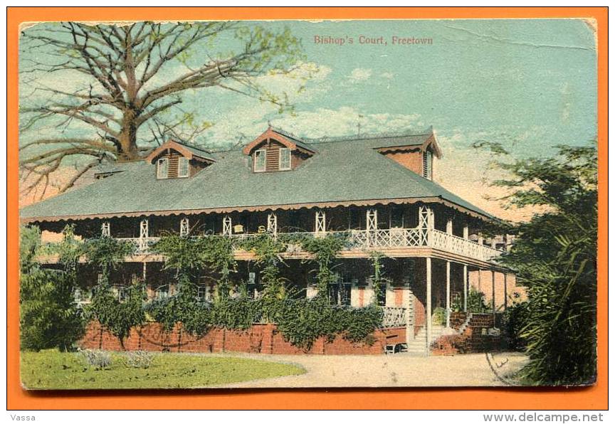 1917.Bishop's Court , Freetown . SIERRA LEONA . PC Used Postally - Sierra Leone