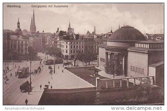 Germany Hamburg Georgsplatz Mit Kunsthalle - Sonstige & Ohne Zuordnung