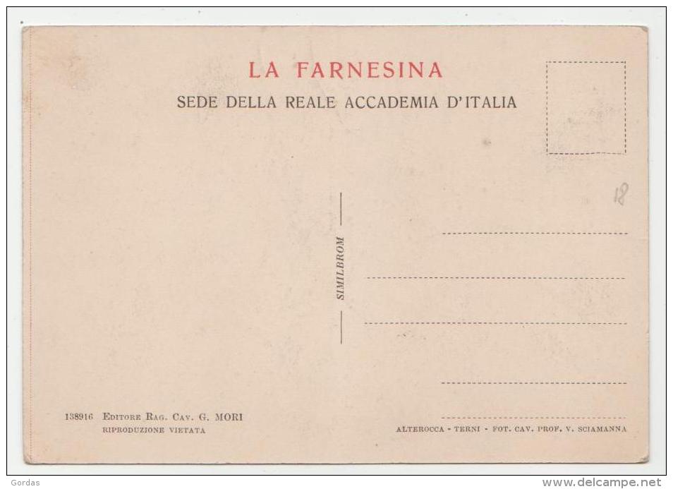 Italy - Roma - Villa Farensina - Sede De La Reale Accademia D'Italia - Onderwijs, Scholen En Universiteiten
