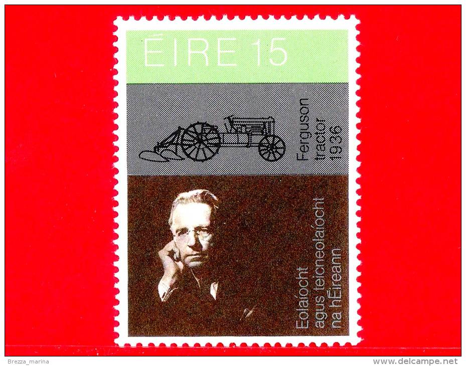 IRLANDA - Eire -  Nuovo - 1981 - Scienziati E Inventori - Harry Ferguson (1884-1960), Trattore Idraulico, 1936 - 15 - Neufs