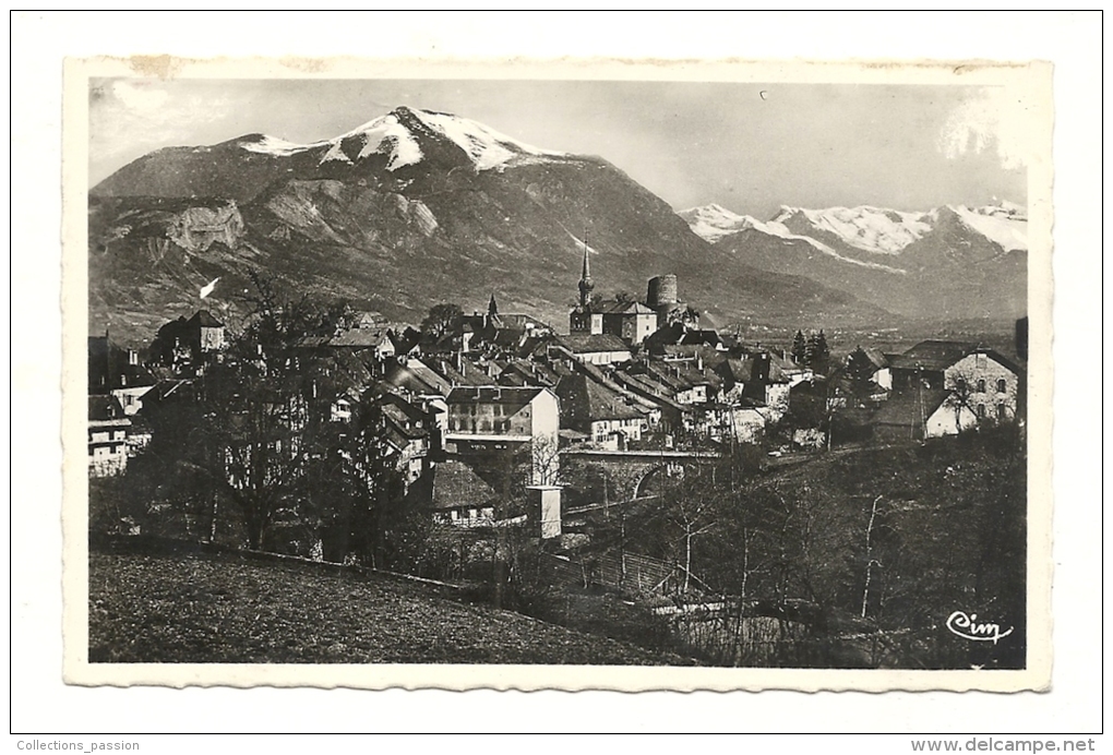 Cp, 74, La Roche-sur-Foron, Vue Générale, Le Môle - La Roche-sur-Foron