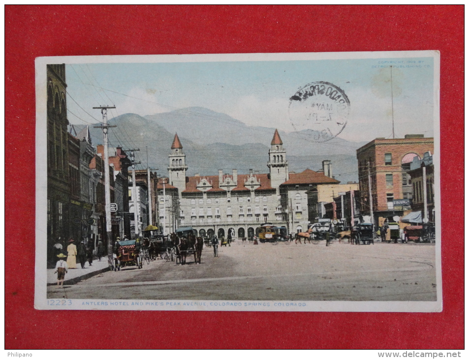 Colorado > Colorado Springs  Street View 1909 Cancel  1909 Cancel   Ref  1105 - Colorado Springs