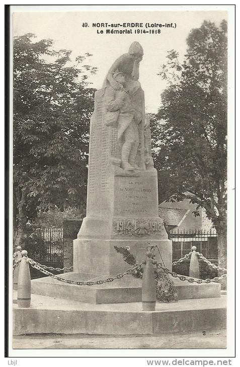 NORT SUR ERDRE , Le Mémorial 1914-1918 - Nort Sur Erdre